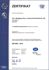 DQS Zertifikat deutsch